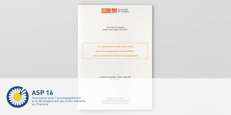 La communication verbale et non verbale dans les accompagnements en soins palliatifs